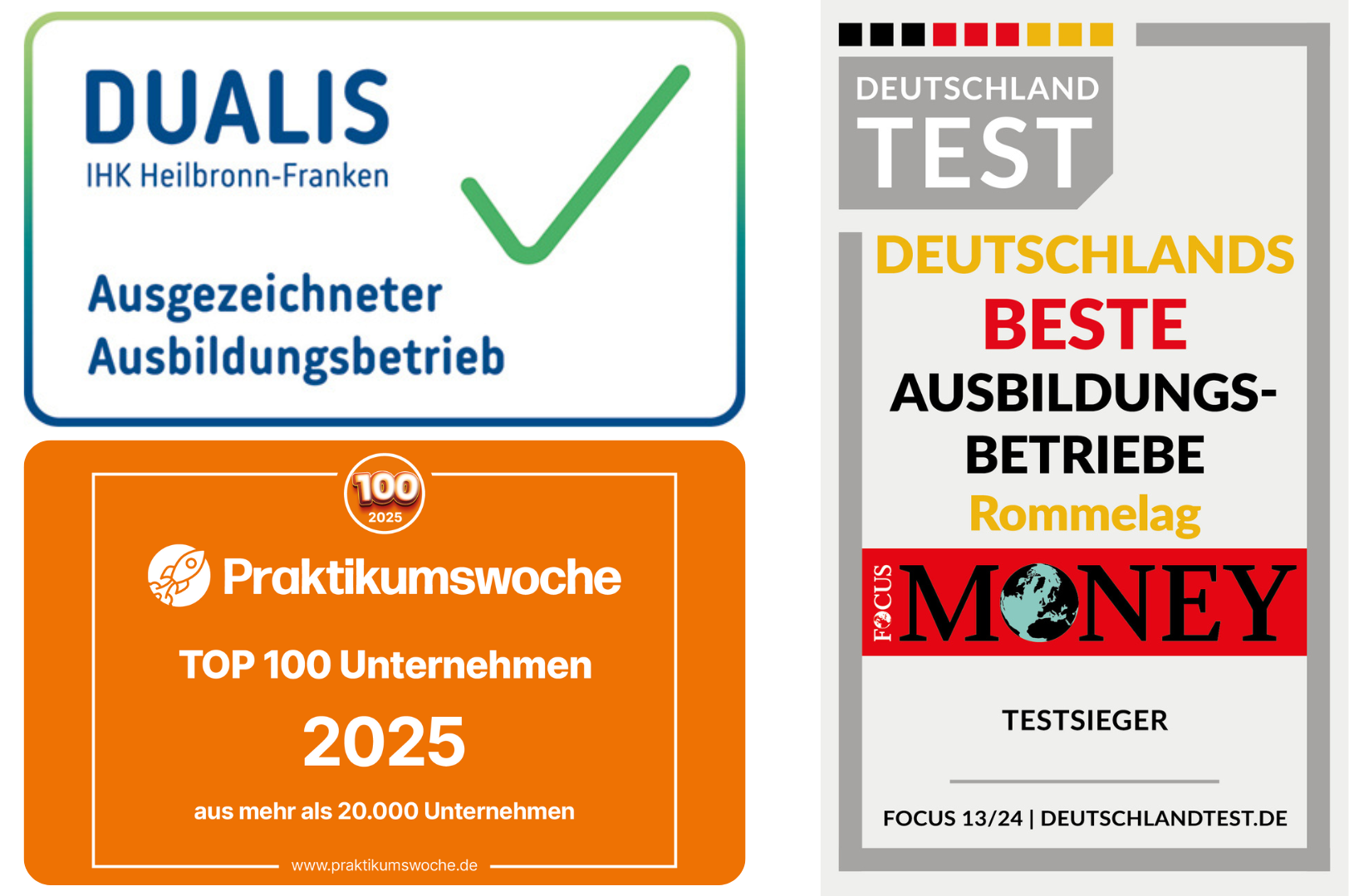Dualis_Focus Money_Praktikum_Zertifikate