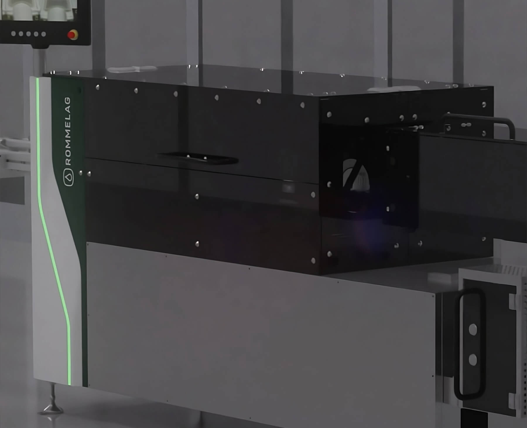 cabeçote da máquina de inspeção